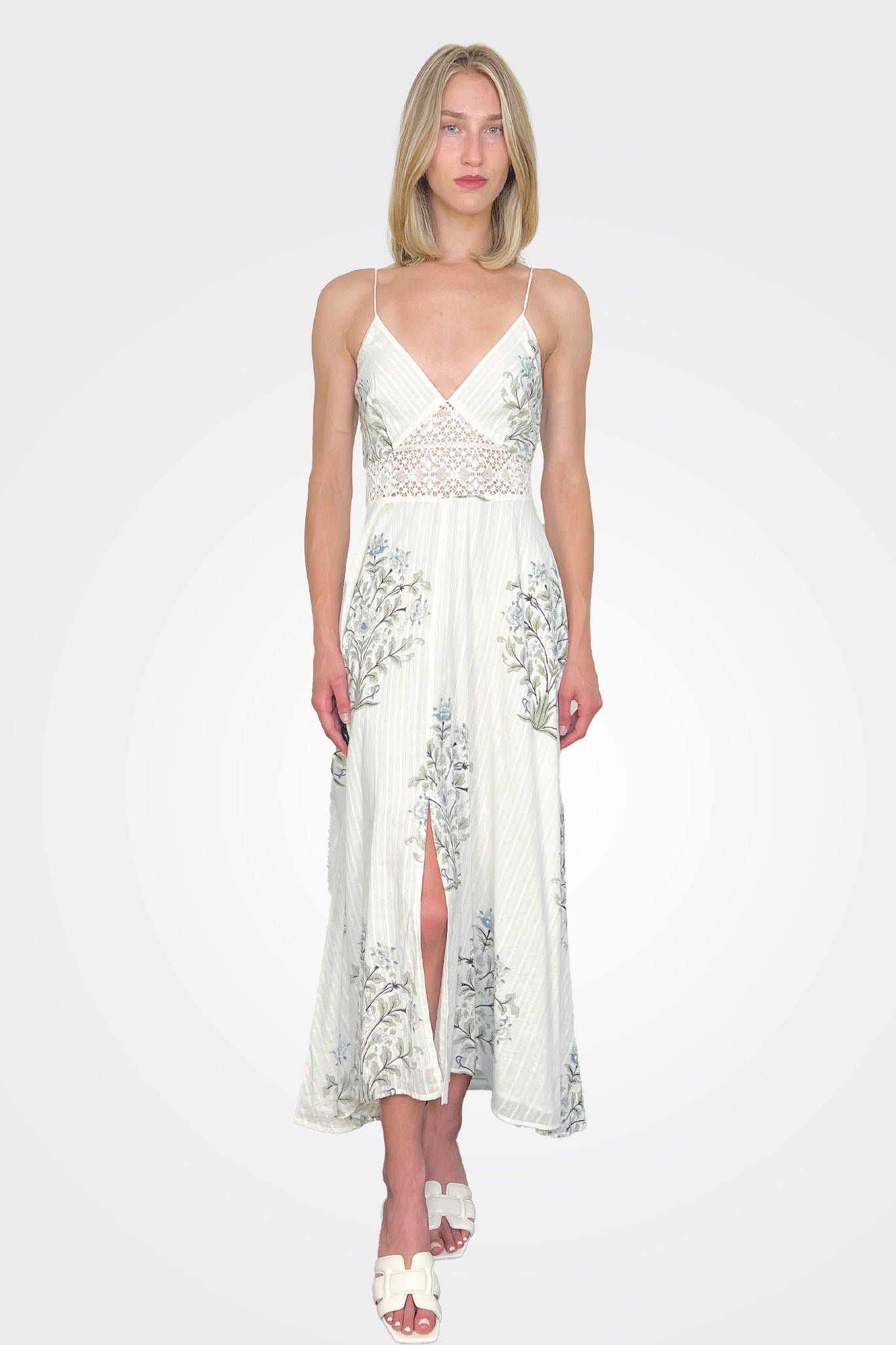 Isabella Maxi Dress - Vert Victorian by NIBI MTK | 25 South Boutiques