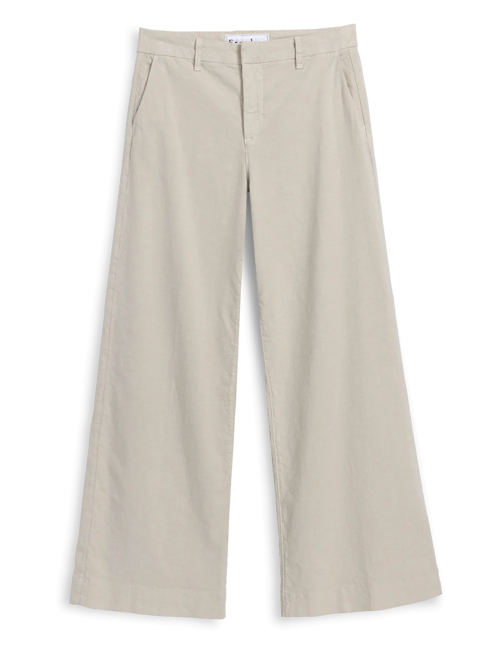 West Village Wide-Leg Trouser - Cement by Frank & Eileen — view 4