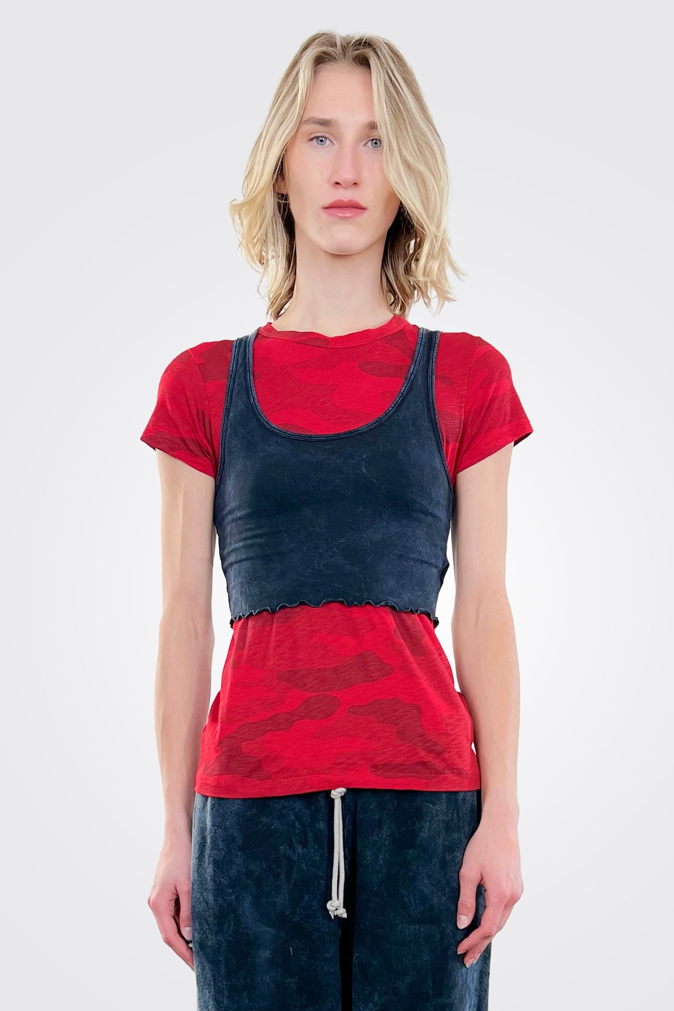 Crop Tank - Vintage Black by R & R Surplus | 25 South Boutiques