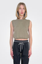 Sweater Vest - Khaki by Gran Sasso | 25 South Boutiques