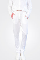 Light Sweat Pants - White by Kristensen — alternate view