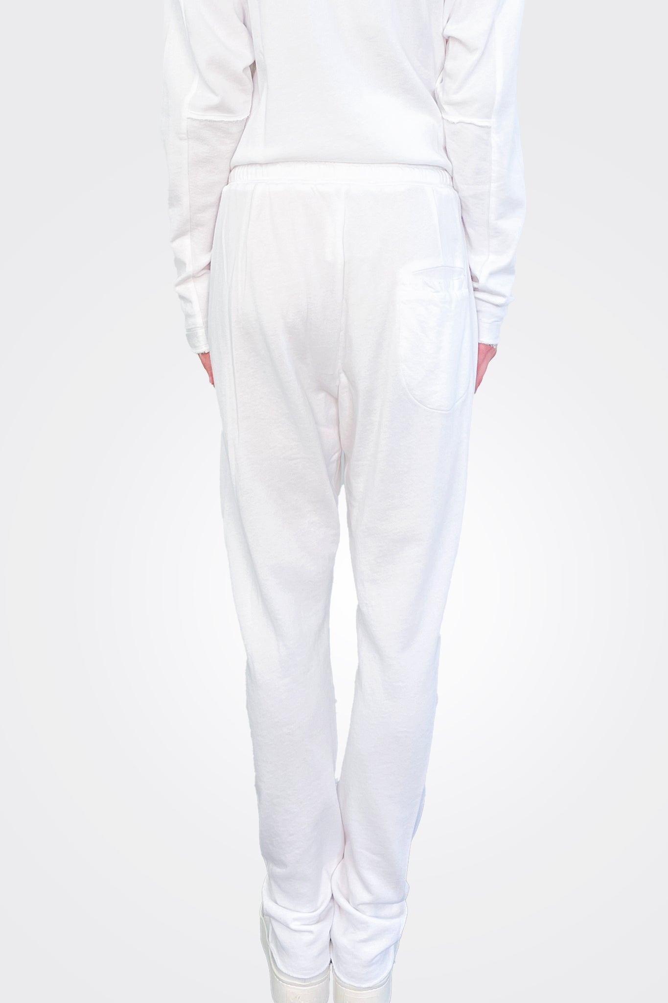 Light Sweat Pants - White by Kristensen — view 4