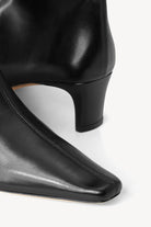 Wally Tall Leather Boot - Black by STAUD — view 5