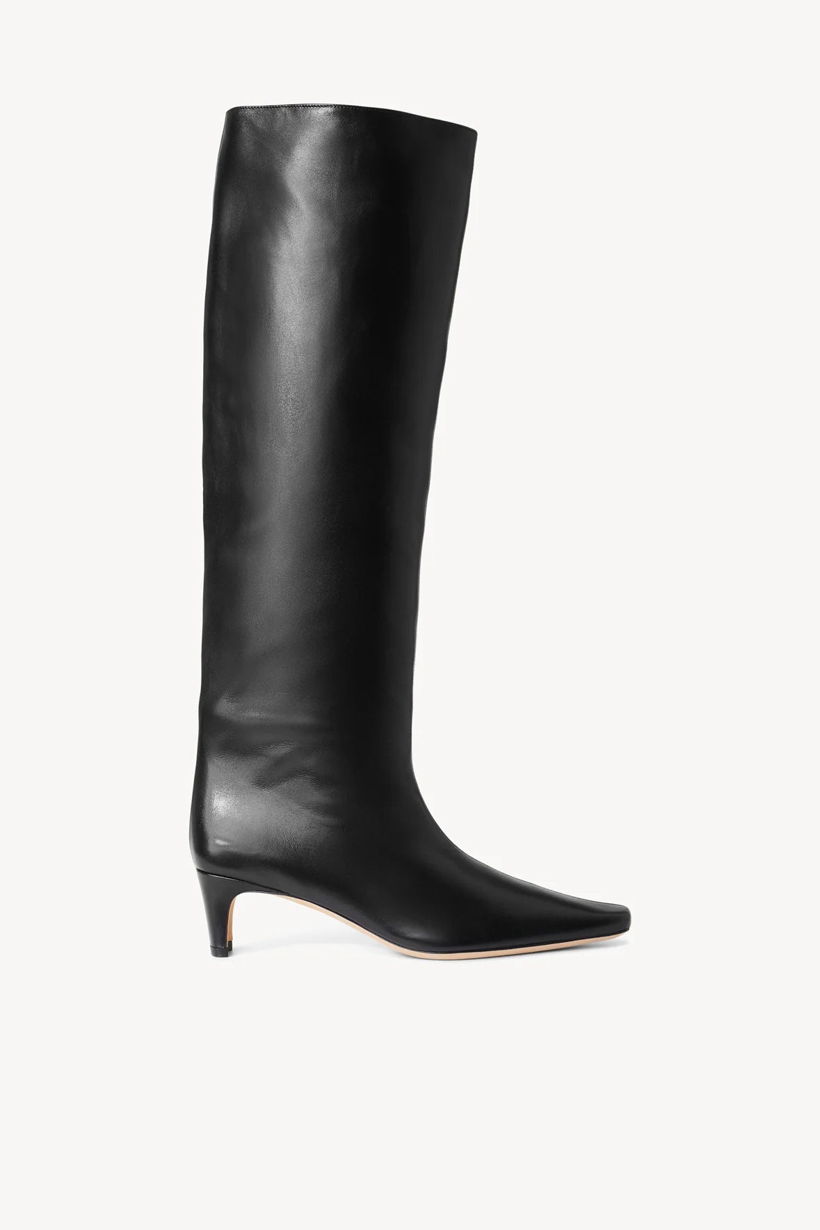 Wally Tall Leather Boot - Black by STAUD | 25 South Boutiques