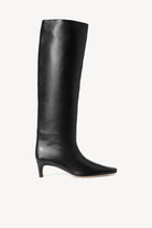 Wally Tall Leather Boot - Black by STAUD | 25 South Boutiques