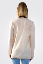 Cashmere Open Duster - Wheat by Minnie Rose — alternate view