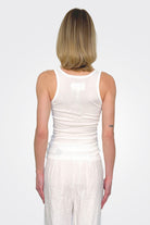 Cotton Tank - White by Private 0204 — alternate view
