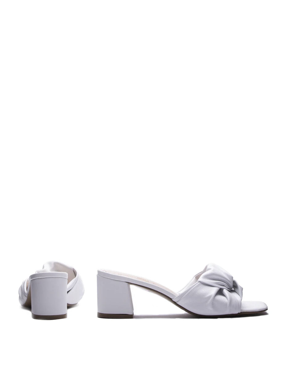 Verona Open Toe Sandal - White by Michele Lopriore — alternate view
