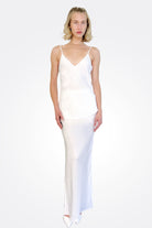 Wyanetta Silk Cami - White by Elaine Kim — view 3