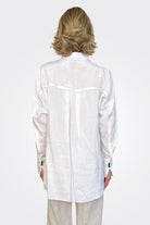 Deep Cuff Pleat Stitch Shirt - White by Beate Heymann — view 3