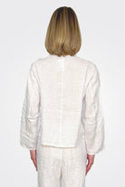 Crop Boxy Shirt - White by Transit Par-Such — view 3