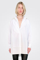 Detailed Button Up Shirt - White by Isabel Benenato — alternate view