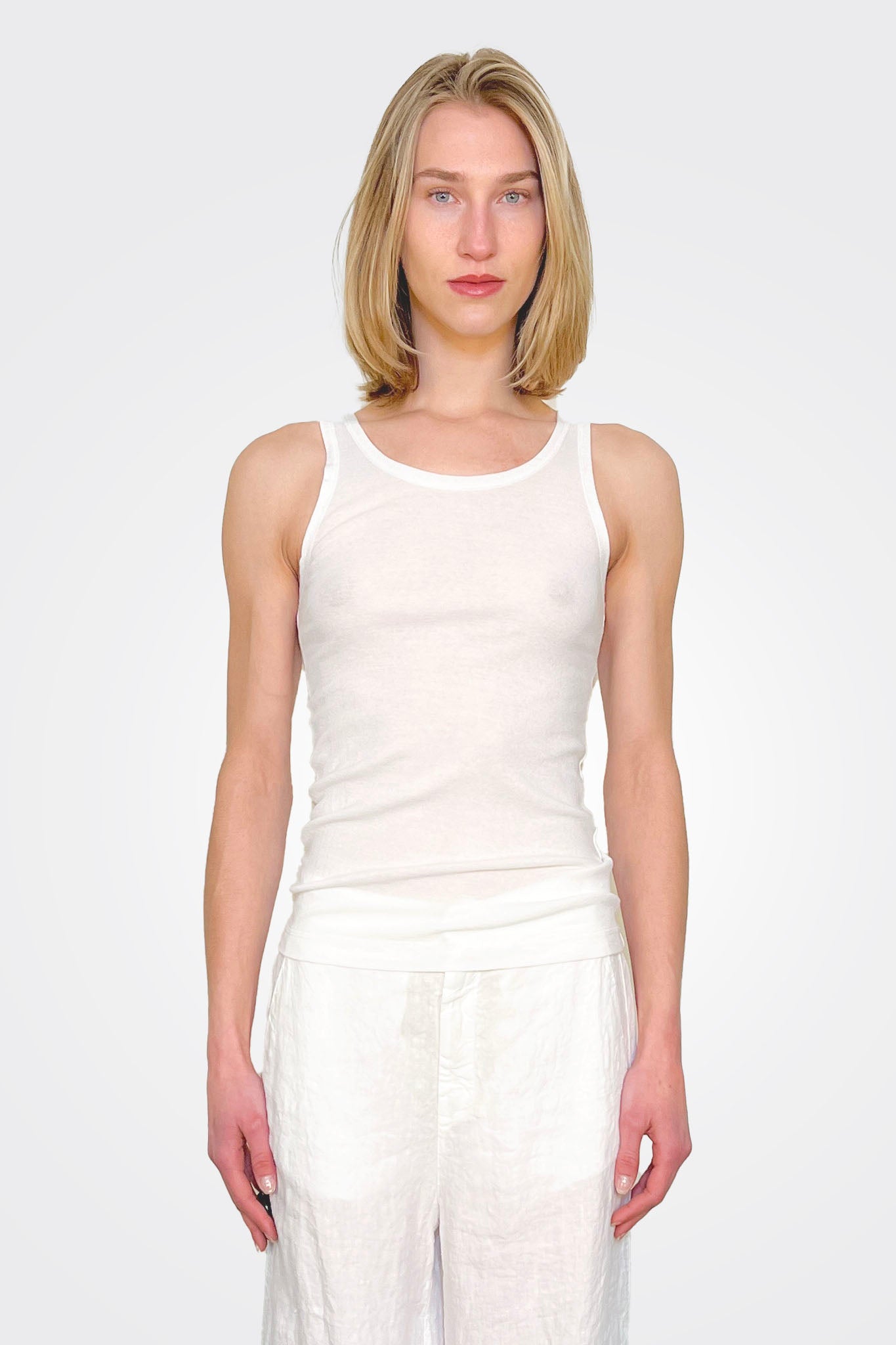 Cotton Tank - White by Private 0204 | 25 South Boutiques