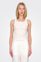 Cotton Tank - White by Private 0204 | 25 South Boutiques