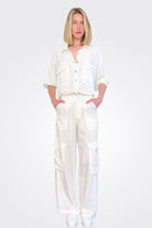 Button Down - White by The Nu Vintage — view 3