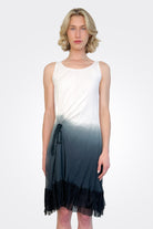 Synched Side Dress - Classic White by Viviana Uchitel — alternate view