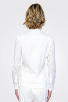 Button Down Blouse - White by European Culture — alternate view