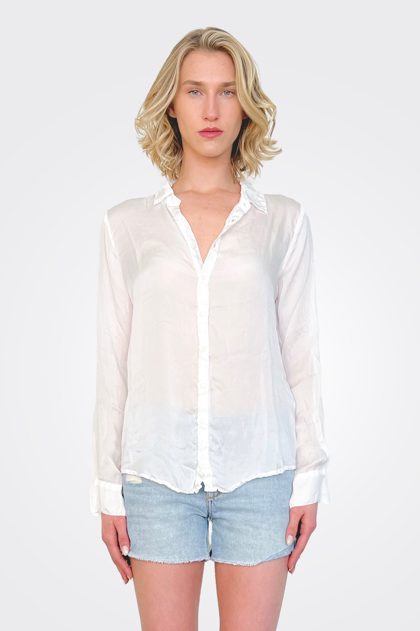 Romy Shirt - White by CP Shades — alternate view