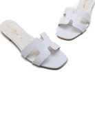 Creta H Slide - Leather White by Michele Lopriore — alternate view