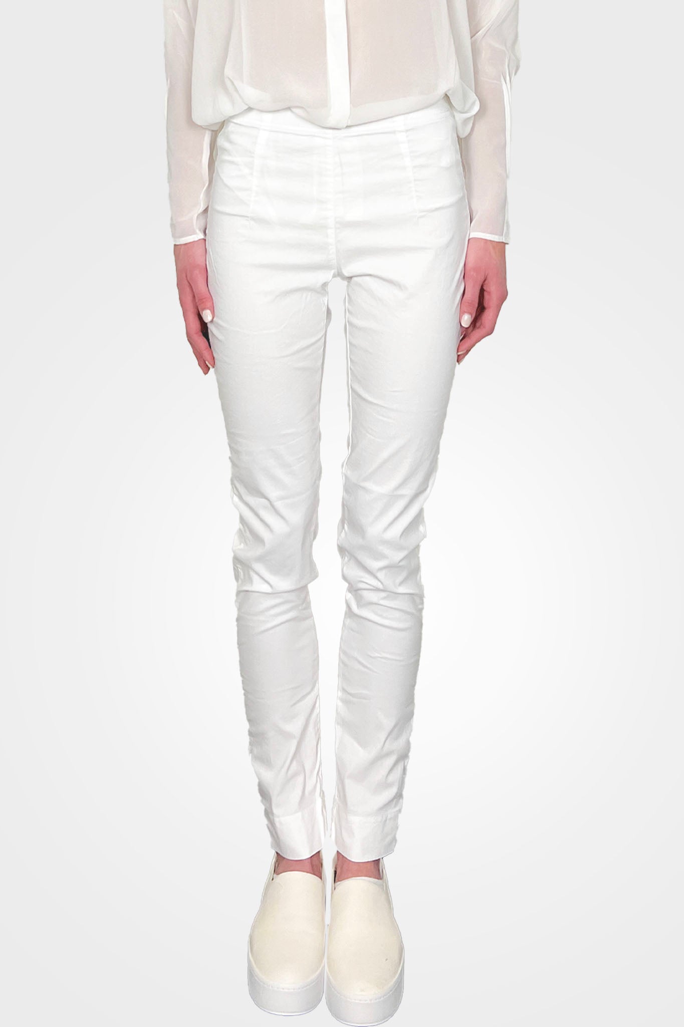 Slim Trousers - Off White by Rundholz — alternate view