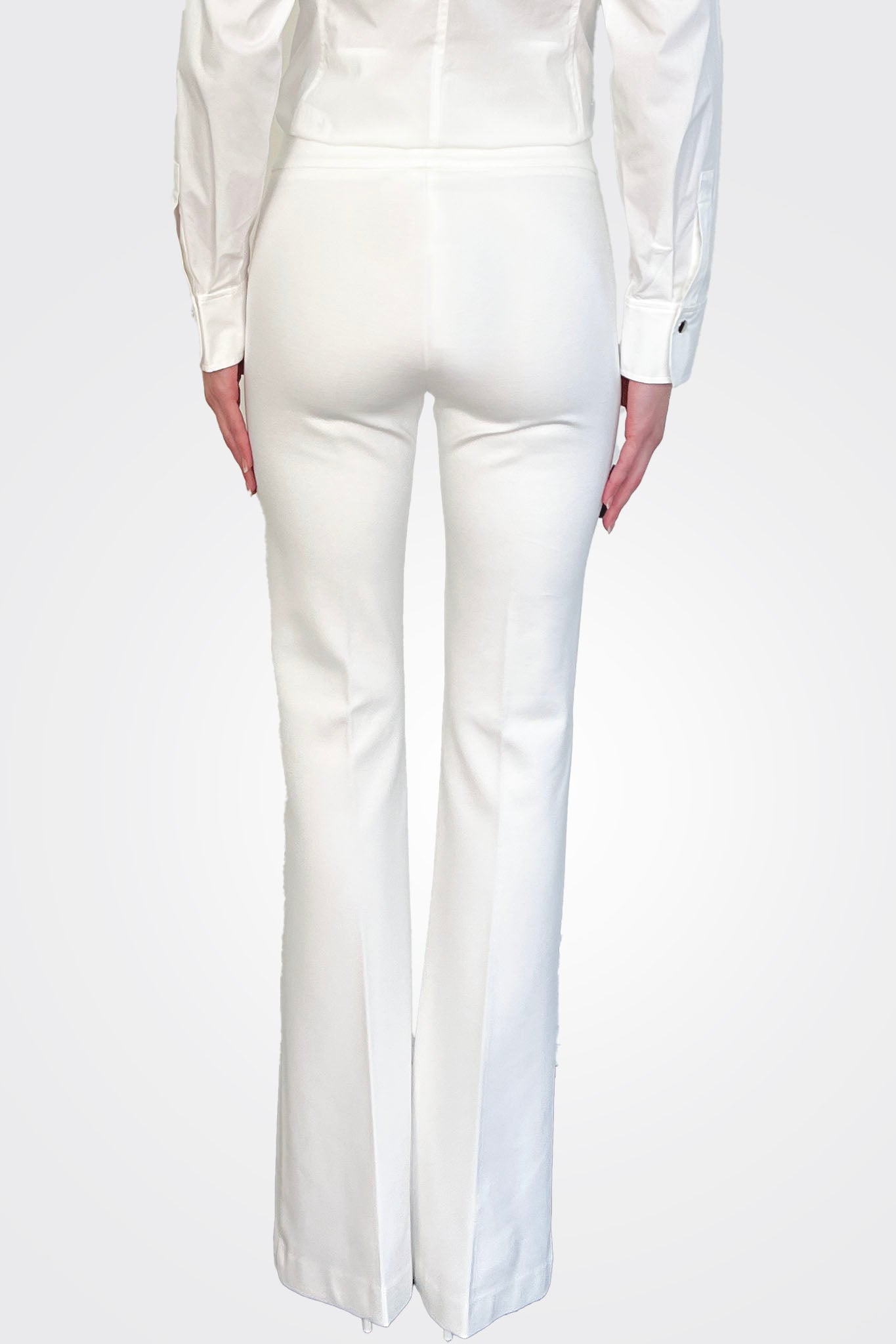 Bellini 4 Way Stretch Pants - Off White by Avenue Montaigne — view 3