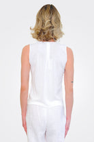 Round Neck Tank - White by Transit Par-Such — view 3