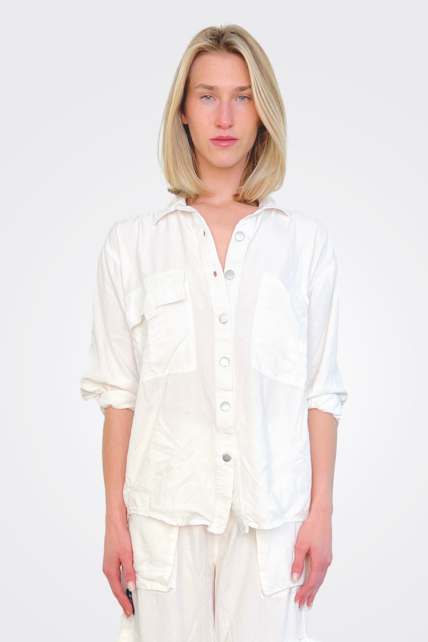 Button Down - White by The Nu Vintage — alternate view