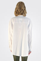 Cotton Button Down Shirt - White by Private 0204 — view 4