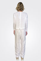Linen Pocket Pants - White by Transit Par-Such — view 4