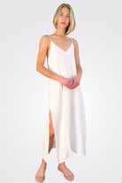 Gauze Dress - White by Stark X | 25 South Boutiques