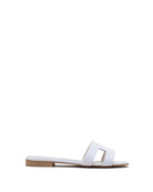 Creta H Slide - Leather White by Michele Lopriore | 25 South Boutiques