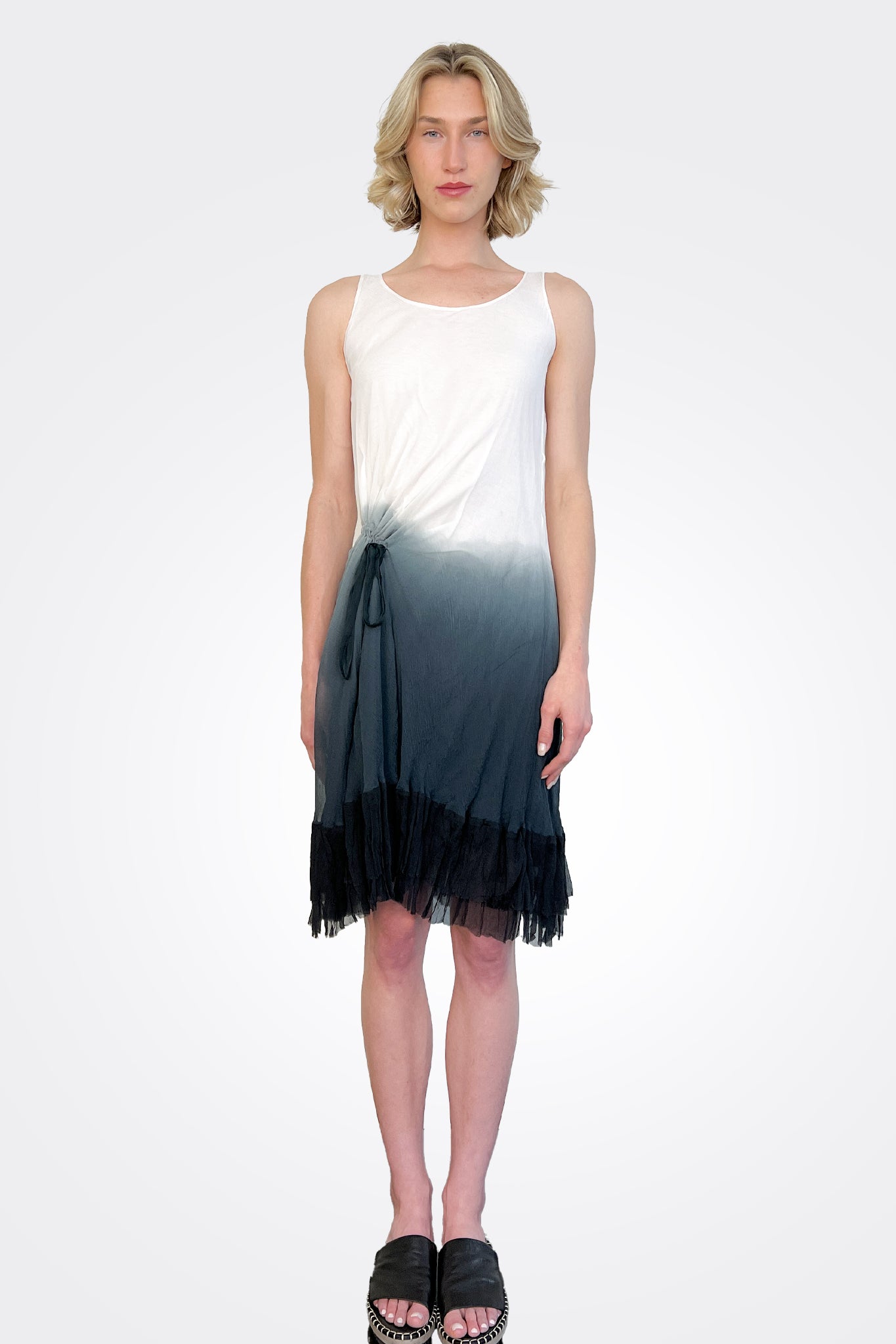 Synched Side Dress - Classic White by Viviana Uchitel | 25 South Boutiques