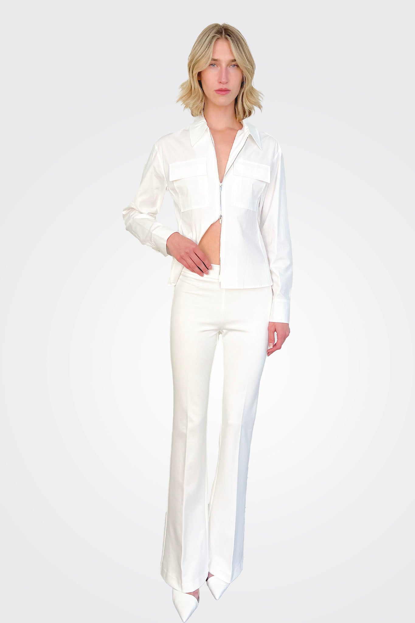 Bellini 4 Way Stretch Pants - Off White by Avenue Montaigne | 25 South Boutiques