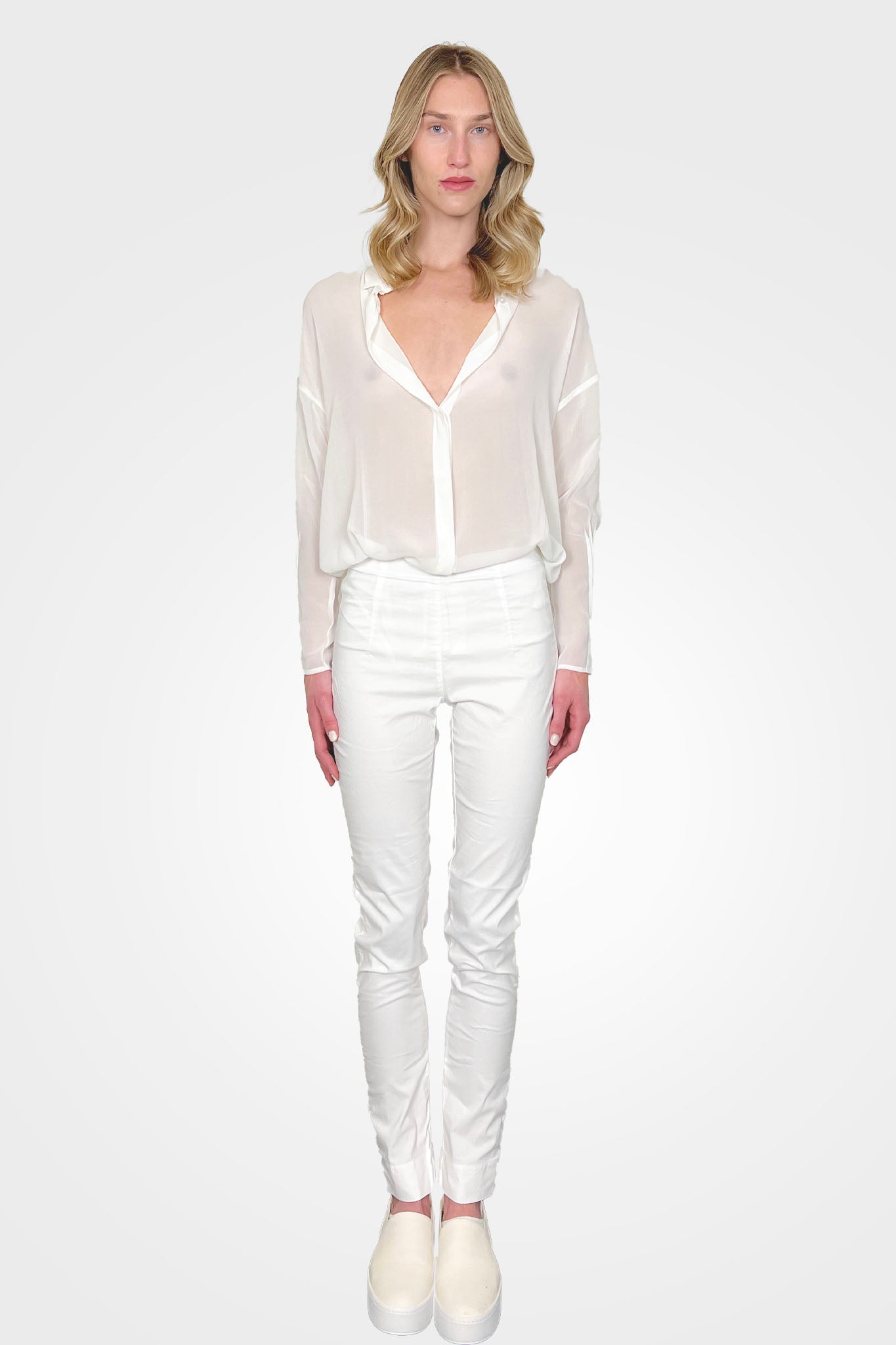 Slim Trousers - Off White by Rundholz | 25 South Boutiques