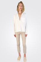 Oversize Pocket Shirt - White by Kristensen — alternate view