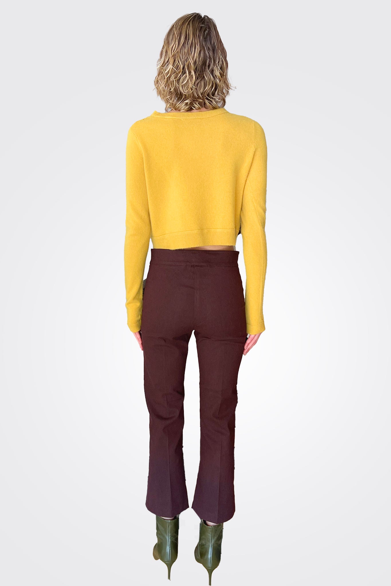 Leo Signature Pant - Wine by Avenue Montaigne — view 3