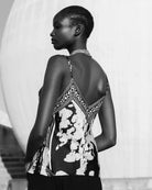 Wonpy Cami Blouse - Black Print by Mes Demoiselles — view 3