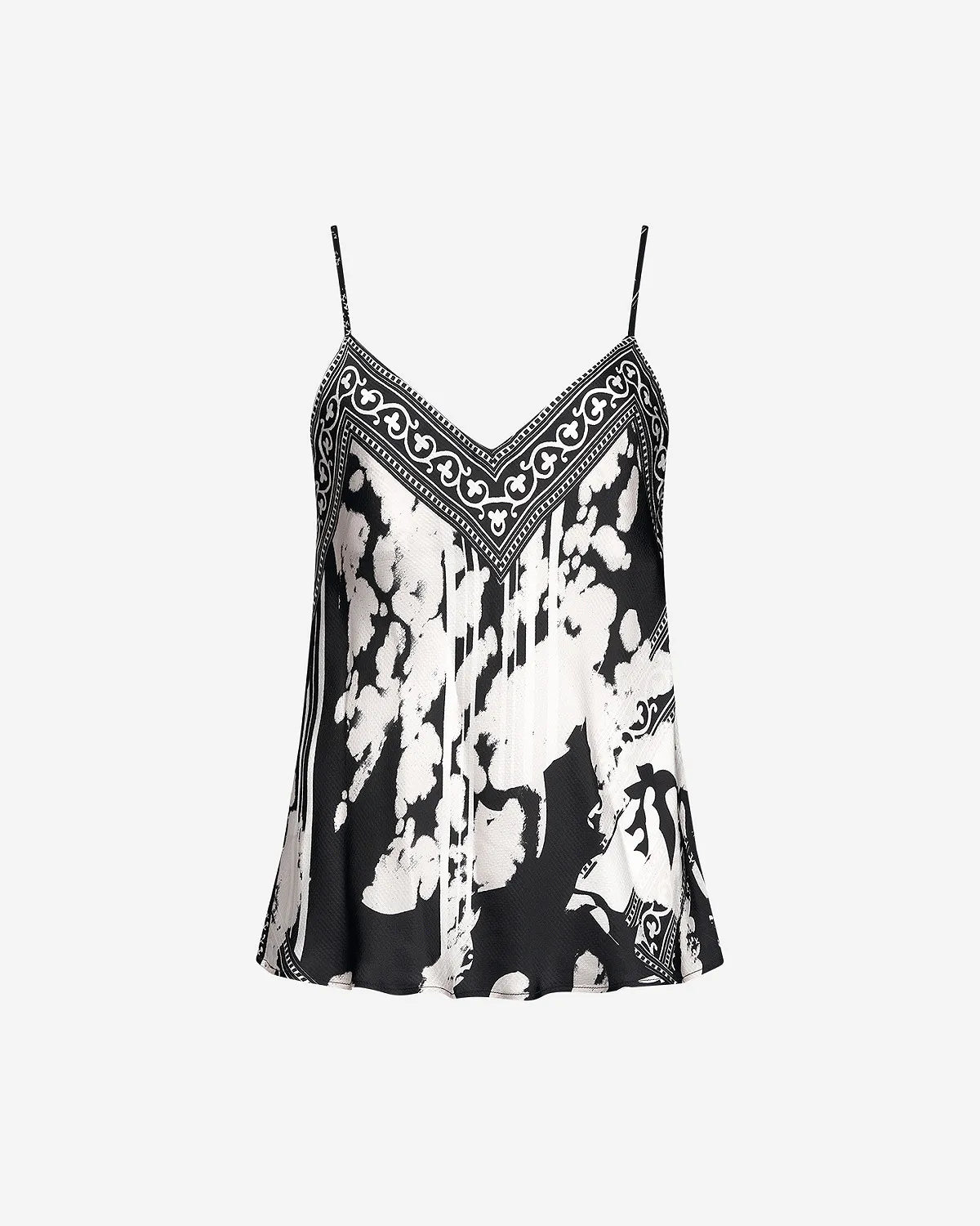 Wonpy Cami Blouse - Black Print by Mes Demoiselles — view 4