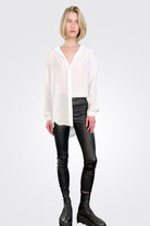 Heart Back Shirt - White by Isabel Benenato — view 3