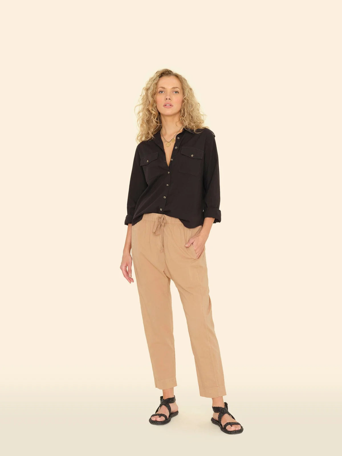 Draper Pant - Hazelnut by Xirena | 25 South Boutiques