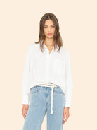 Monroe Shirt - White by Xirena | 25 South Boutiques