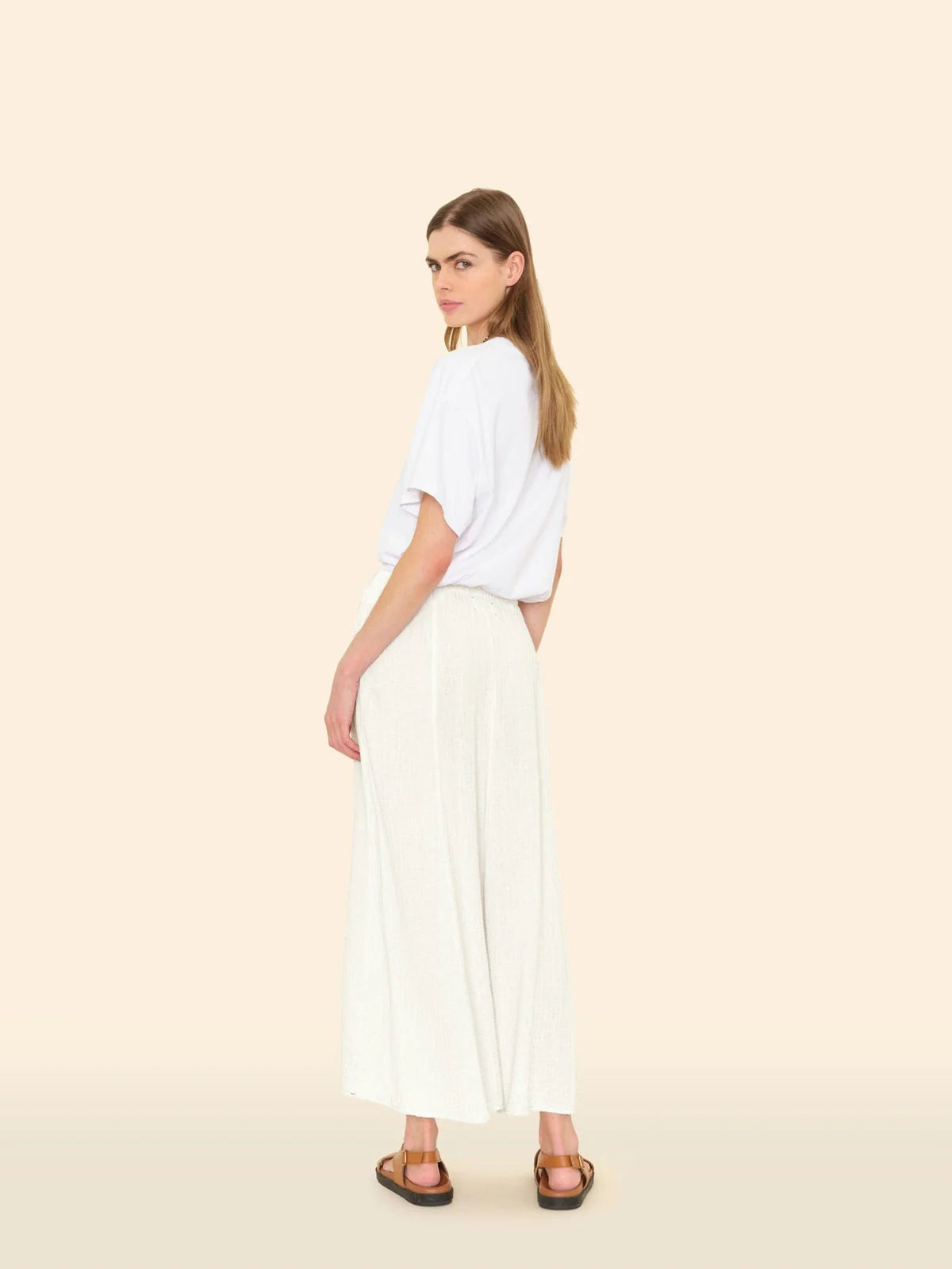 Deon Gauze Skirt - White by Xirena — alternate view
