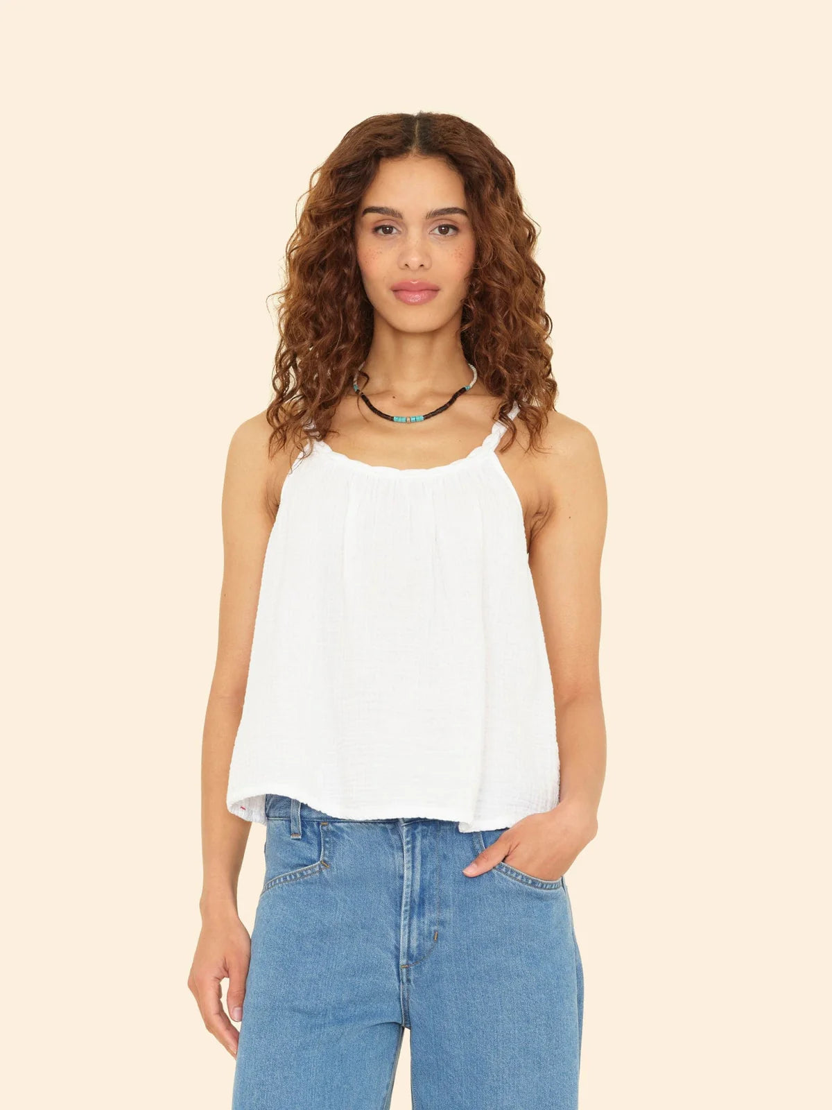 Brandi Top - White by Xirena | 25 South Boutiques