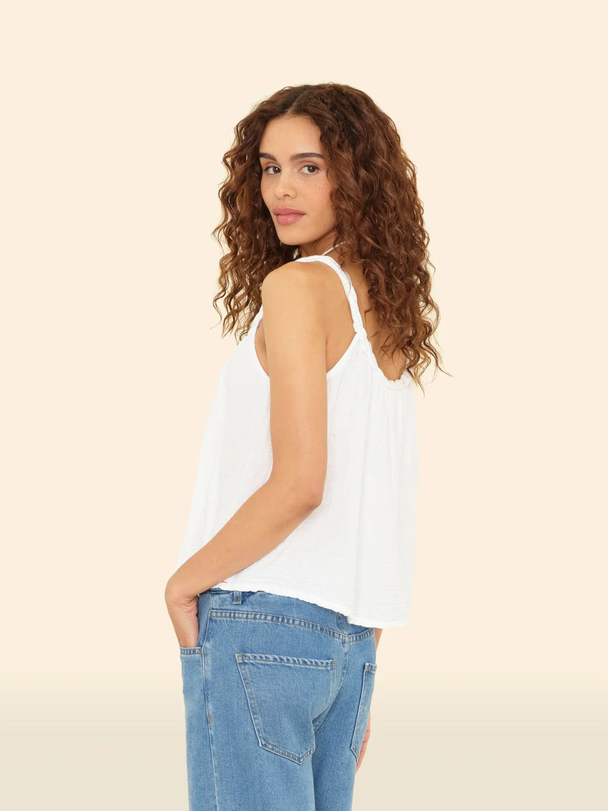 Brandi Top - White by Xirena — view 3