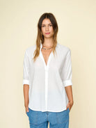 Beau Cotton Shirt - White by Xirena | 25 South Boutiques