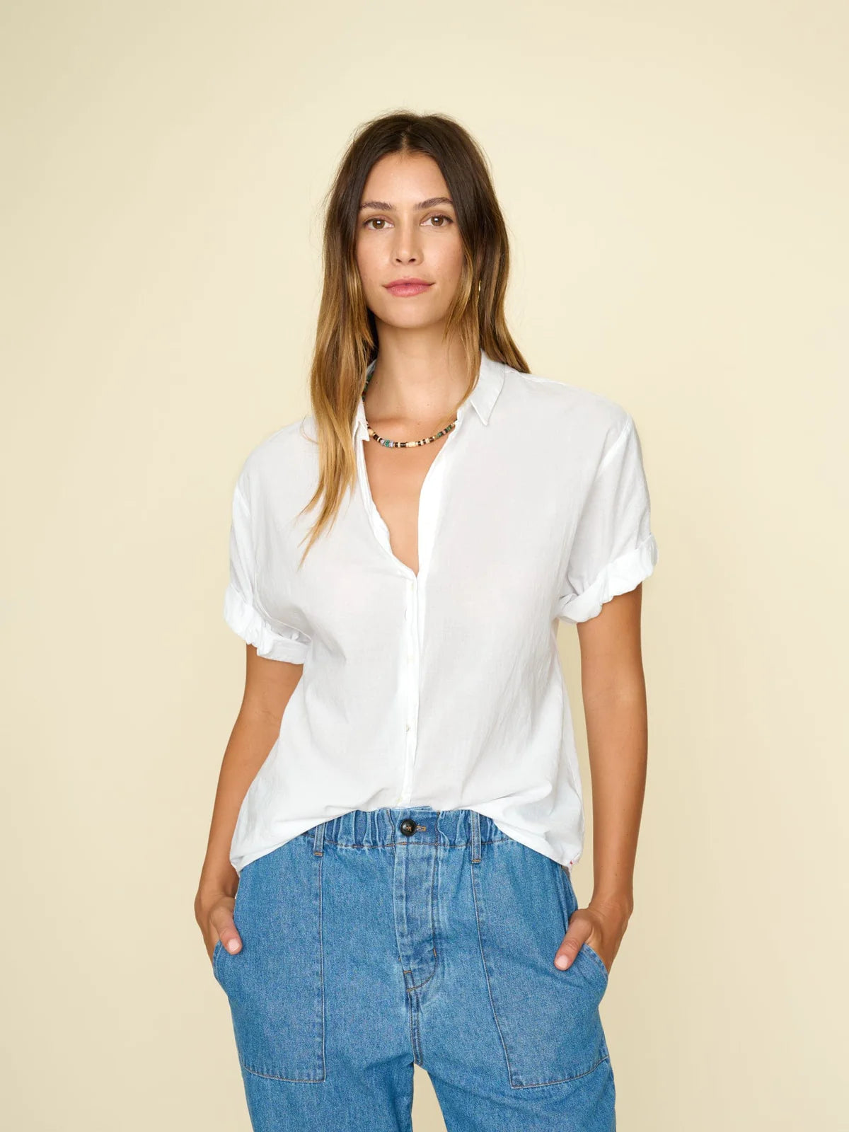 Channing Shirt - White by Xirena | 25 South Boutiques