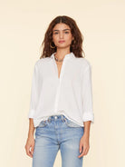 Quinn Shirt - White by Xirena | 25 South Boutiques