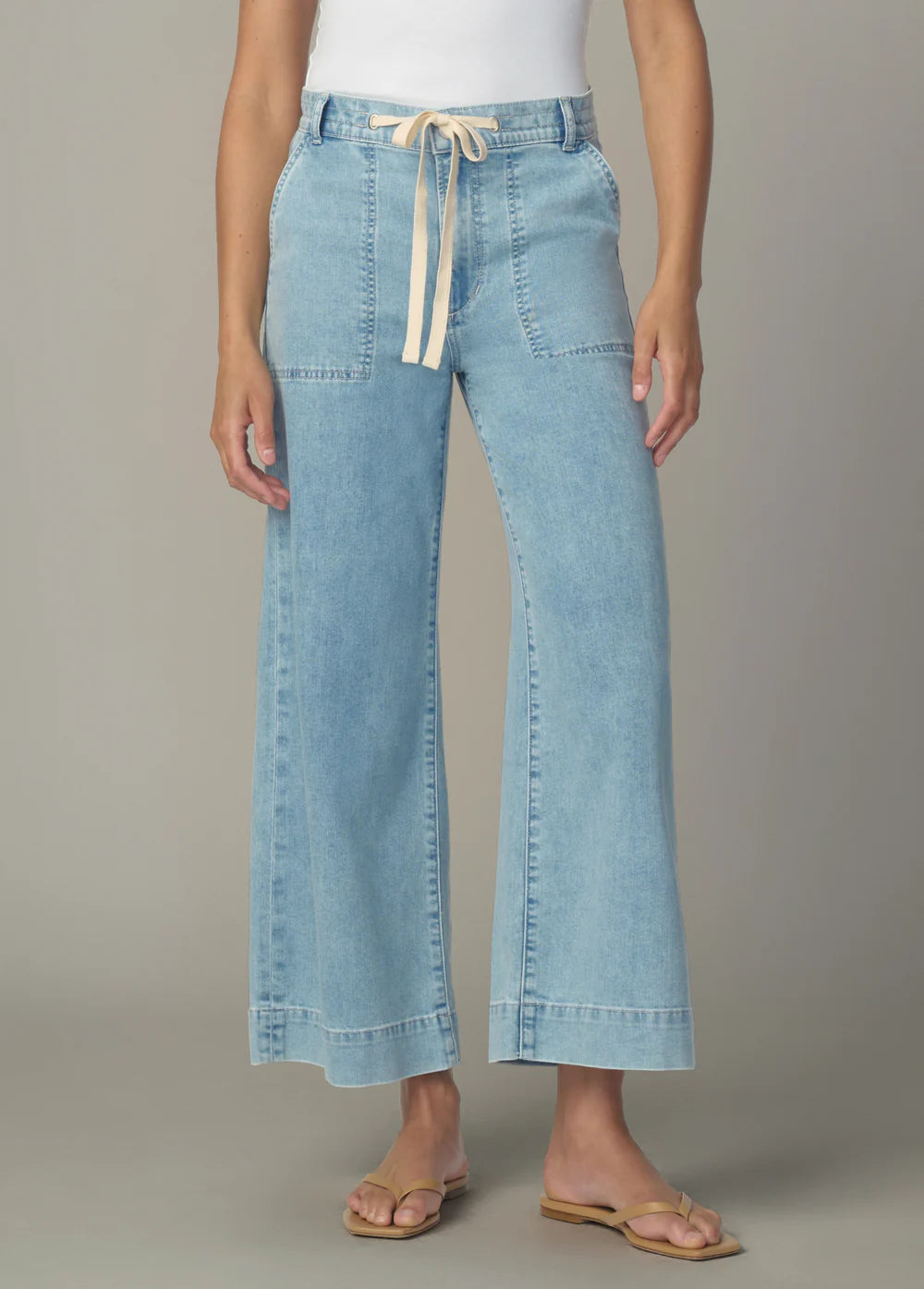 The Madeline High Rise Drawstring Pant - Acclaim by Joe's Jeans — alternate view