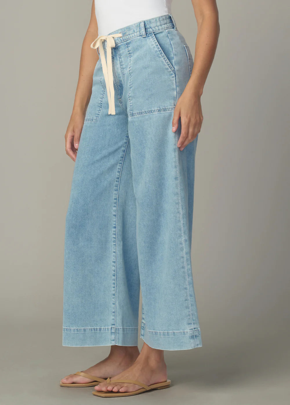 The Madeline High Rise Drawstring Pant - Acclaim by Joe's Jeans — view 3