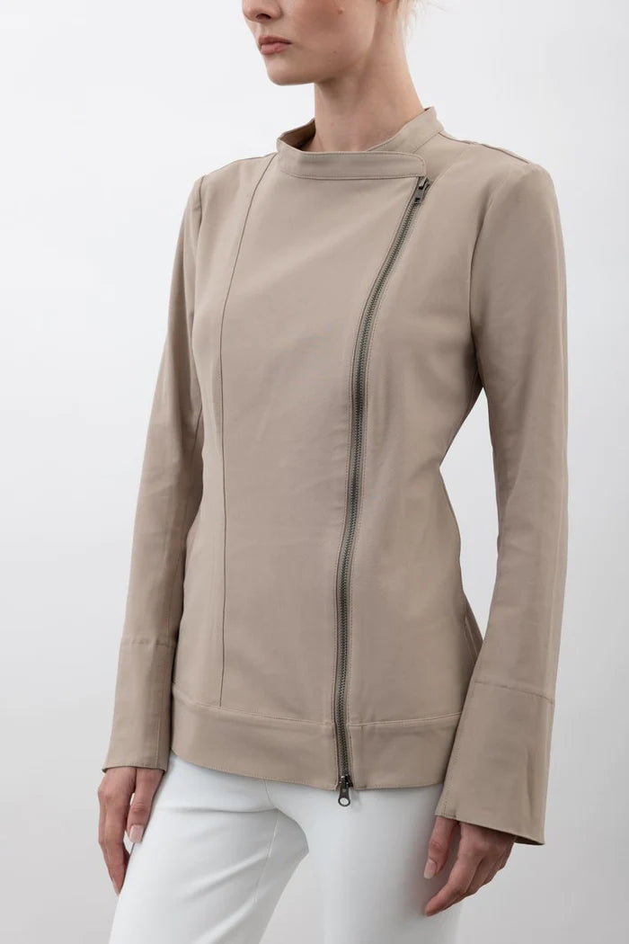 Veracruz Tech Stretch Moto Jacket - Desert by Elaine Kim | 25 South Boutiques